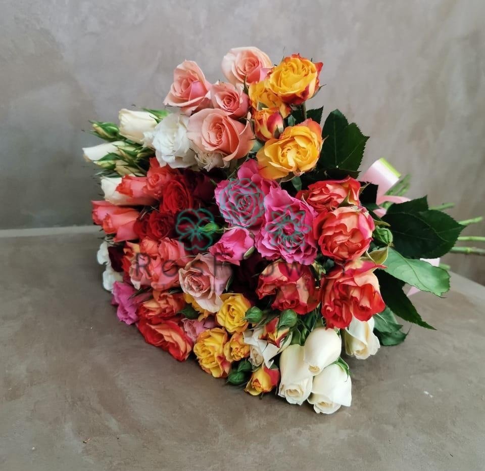 Букет цветов из: Розы в Троицком Хабаровский край