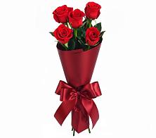 Букет 5 Красных роз Эдлесс Лав в Троицком Хабаровский край