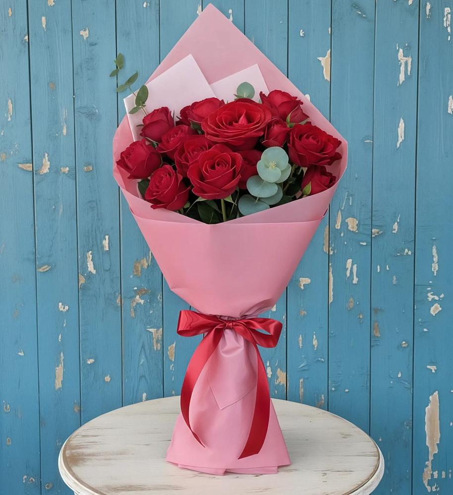 Букет цветов из: Розы в Троицком Хабаровский край