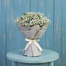 Букет цветов из:  Гипсофила в Троицком Хабаровский край