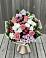 Букет цветов из: Альстромерии, Гвоздики, Розы и Хризантемы в Троицком Хабаровский край