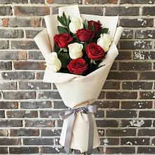 Букет цветов из:  Розы в Троицком Хабаровский край