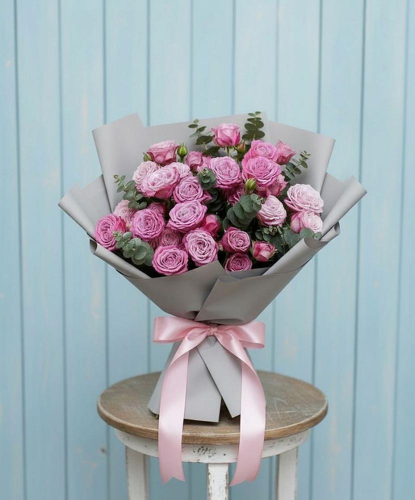 Букет цветов из: Розы в Троицком Хабаровский край