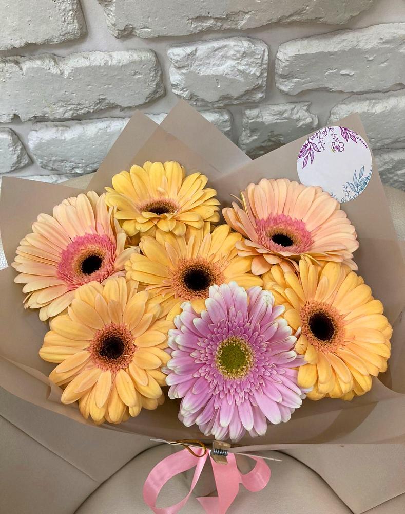 Букет цветов из: Герберы в Троицком Хабаровский край
