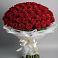 Букет 101 Красная роза Блэк Мэджик в Троицком Хабаровский край