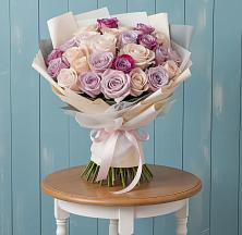 Букет цветов из:  Розы в Троицком Хабаровский край