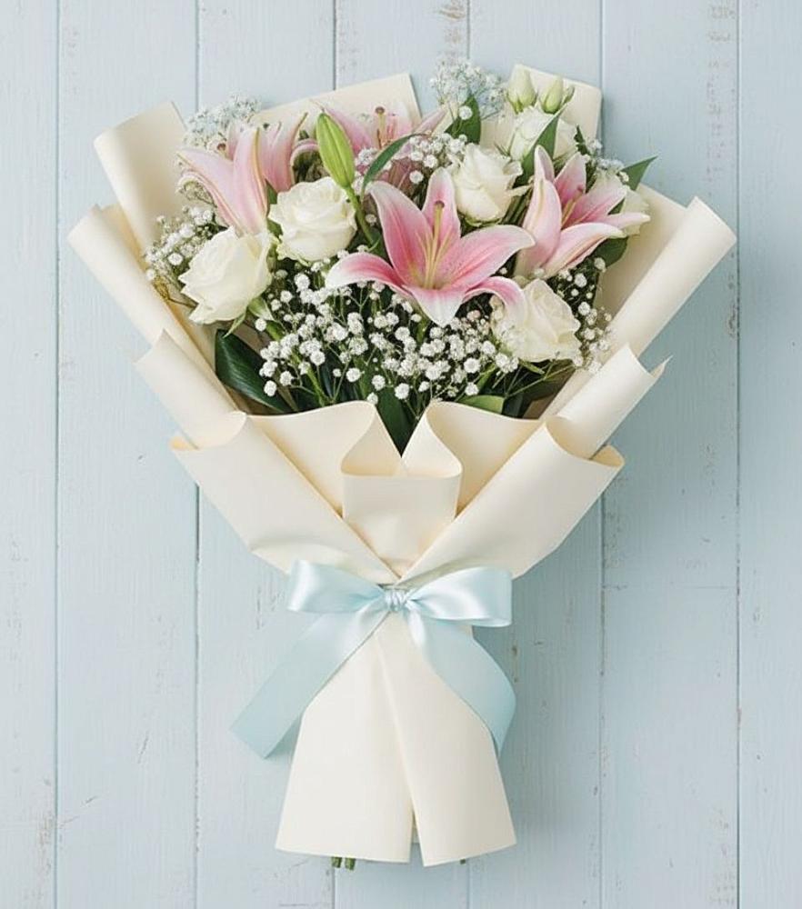 Букет цветов из: Лилии в Троицком Хабаровский край