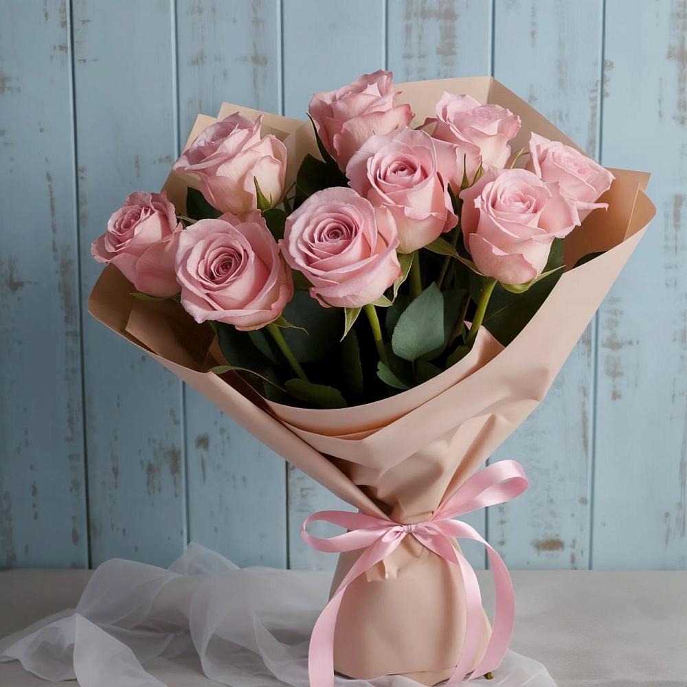 Букет цветов из: Розы в Троицком Хабаровский край