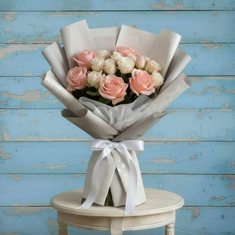 Букет цветов из: Розы в Троицком Хабаровский край