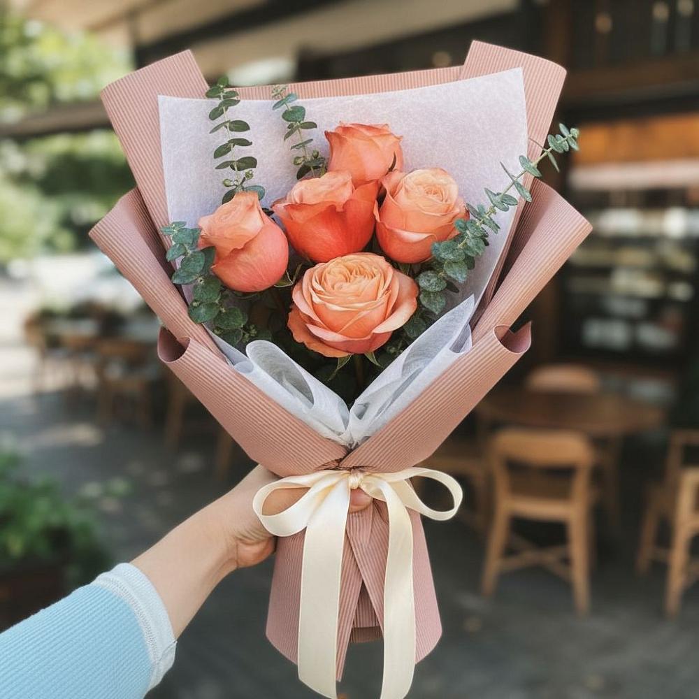 Букет цветов из: Розы в Троицком Хабаровский край