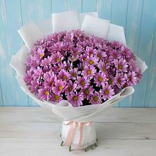 Букет цветов из:  Хризантемы в Троицком Хабаровский край