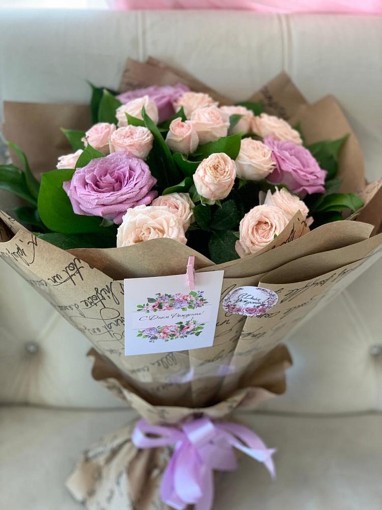 Букет цветов из: Розы в Троицком Хабаровский край