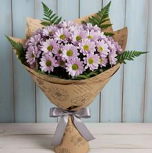 Букет цветов из:  Хризантемы #REPLACE_PRED# Троицком Хабаровский край