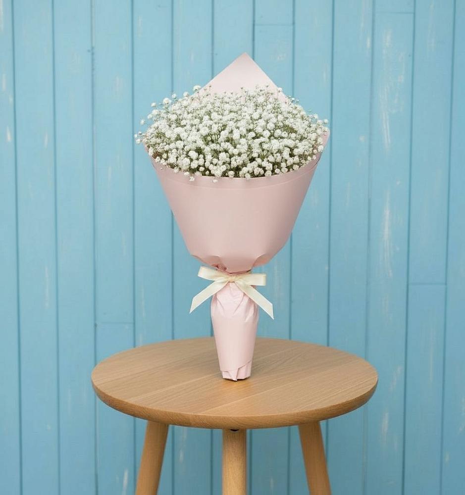 Букет цветов из: Гипсофила в Троицком Хабаровский край