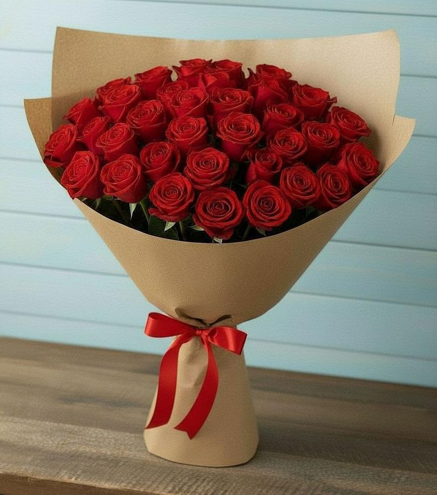 Букет Красные розы Милано в Троицком Хабаровский край