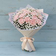 Букет цветов из:  Гвоздики в Троицком Хабаровский край
