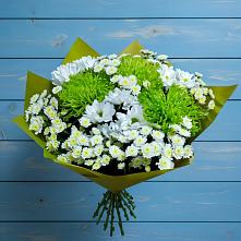 Букет цветов из:  Хризантемы в Троицком Хабаровский край