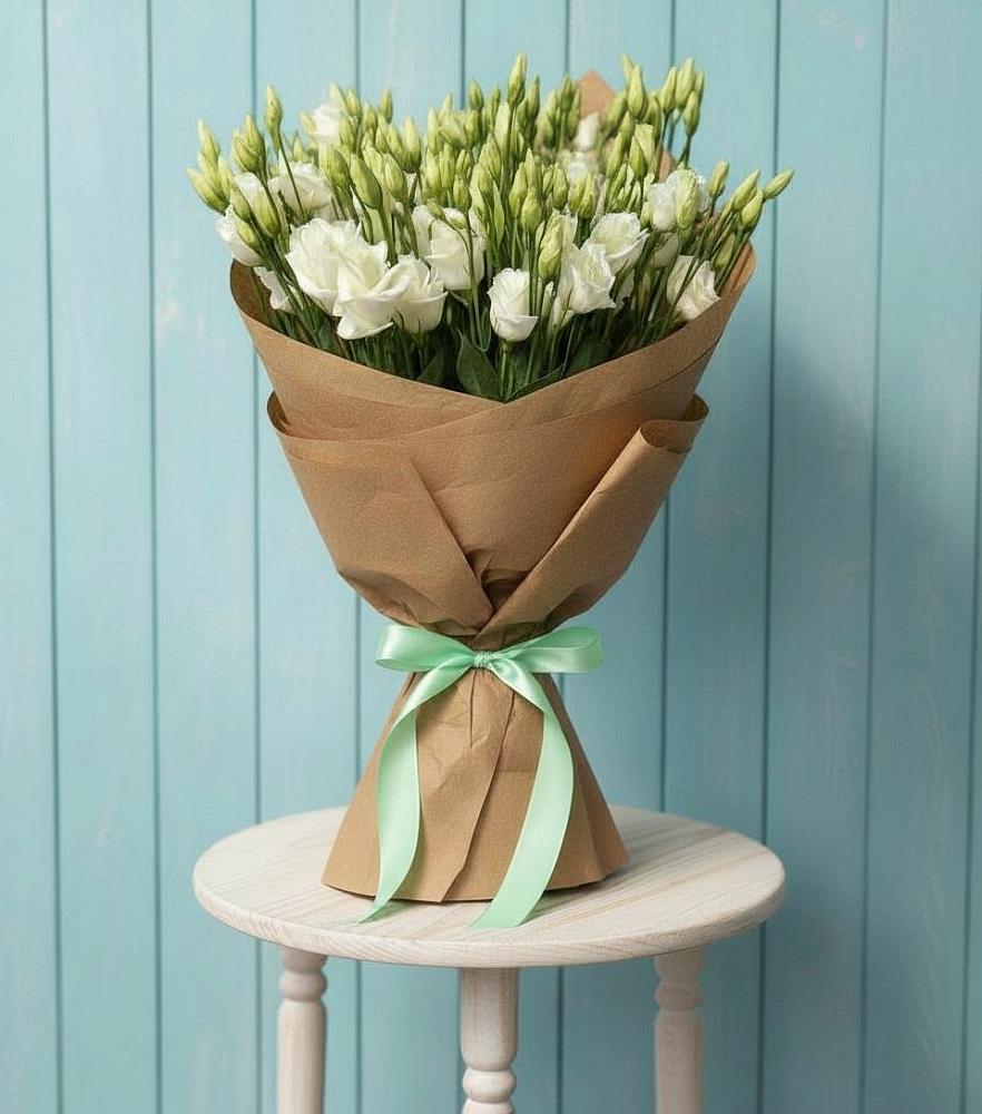 Букет цветов из: Лизиантусы в Троицком Хабаровский край