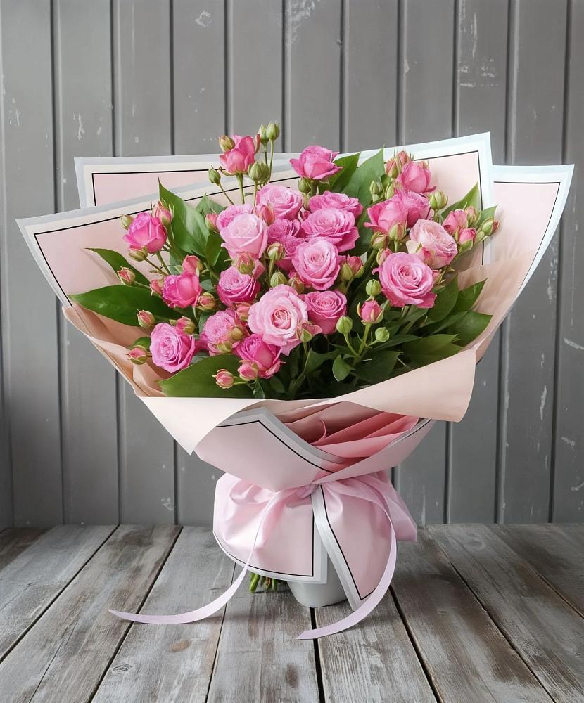 Букет Розовый кустик в Троицком Хабаровский край