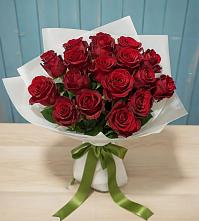 Букет Красные розы в Троицком Хабаровский край
