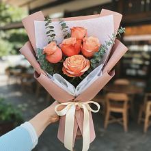 Букет цветов из:  Розы в Троицком Хабаровский край