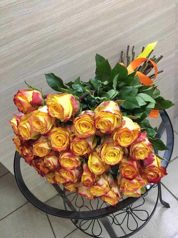 Букет Желтые розы в Троицком Хабаровский край