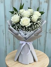 Букет цветов из:  Розы в Троицком Хабаровский край