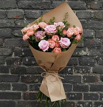 Букет цветов из:  Розы в Троицком Хабаровский край