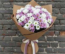 Букет цветов из:  Хризантемы в Троицком Хабаровский край