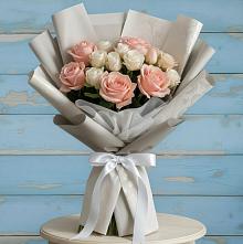 Букет цветов из:  Розы #REPLACE_PRED# Троицком Хабаровский край