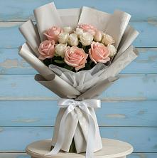 Букет цветов из:  Розы в Троицком Хабаровский край