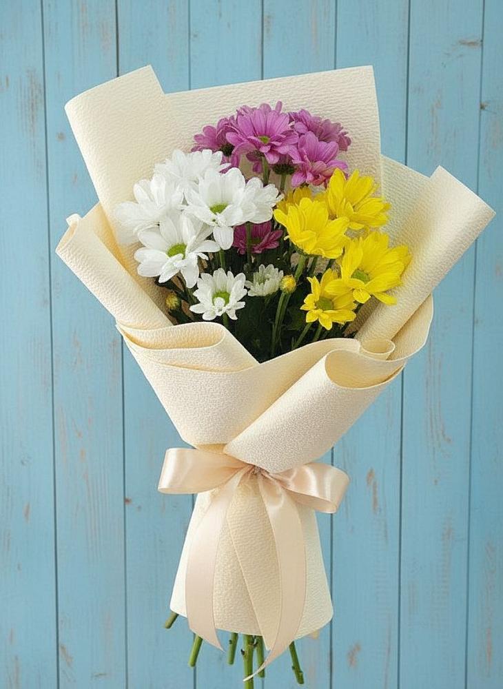 Букет цветов из: Хризантемы в Троицком Хабаровский край