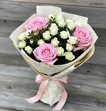 Букет цветов из:  Розы в Троицком Хабаровский край
