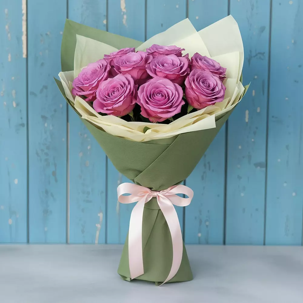 Букет Розы Фёрст Леди в Троицком Хабаровский край