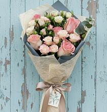 Букет цветов из:  Розы #REPLACE_PRED# Троицком Хабаровский край