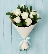 Букет цветов из:  Розы в Троицком Хабаровский край