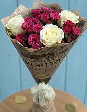 Букет цветов из:  Розы в Троицком Хабаровский край