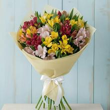 Букет цветов из:  Альстромерии в Троицком Хабаровский край