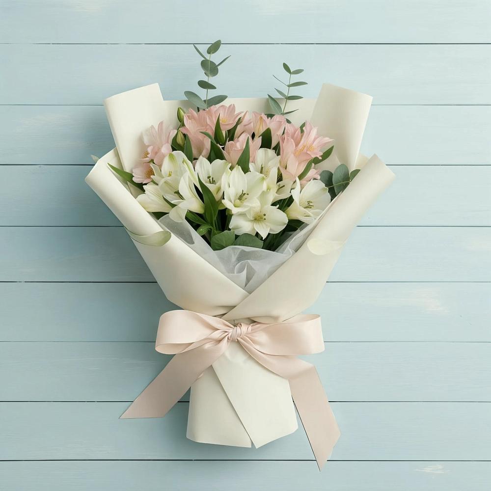 Букет цветов из: Альстромерии в Троицком Хабаровский край