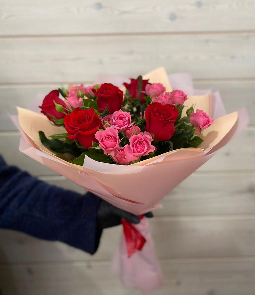 Букет цветов из: Розы в Троицком Хабаровский край