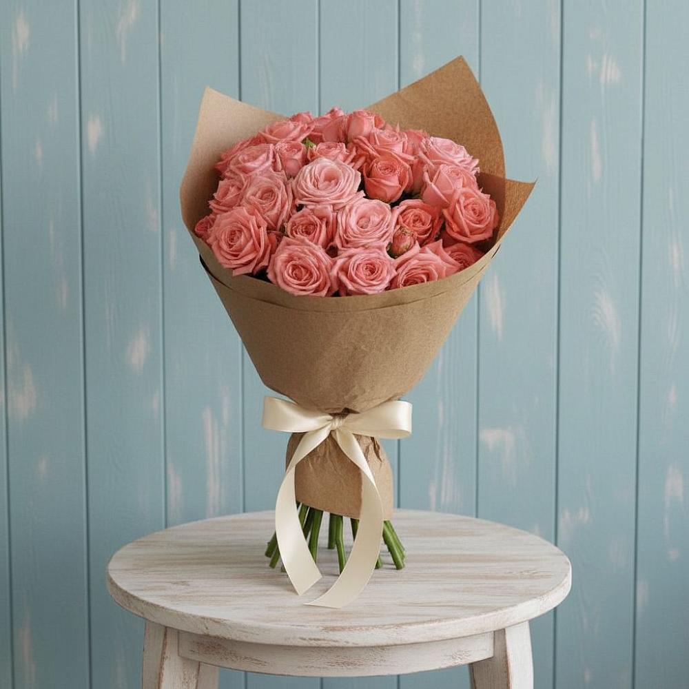 Букет цветов из: Розы в Троицком Хабаровский край