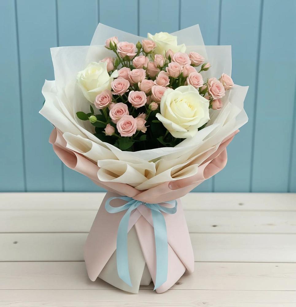 Букет цветов из: Розы в Троицком Хабаровский край