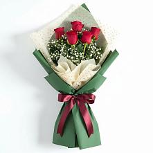 Букет цветов из:  Розы в Троицком Хабаровский край