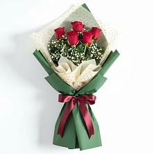Букет цветов из:  Розы в Троицком Хабаровский край