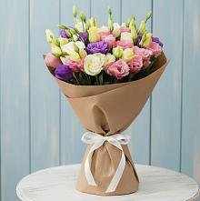 Букет цветов из:  Лизиантусы в Троицком Хабаровский край