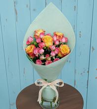 Букет цветов из:  Розы в Троицком Хабаровский край