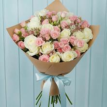 Букет цветов из:  Розы в Троицком Хабаровский край