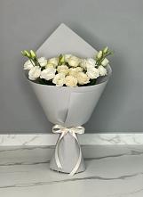 Букет цветов из:  Розы и Лизиантусы #REPLACE_PRED# Троицком Хабаровский край